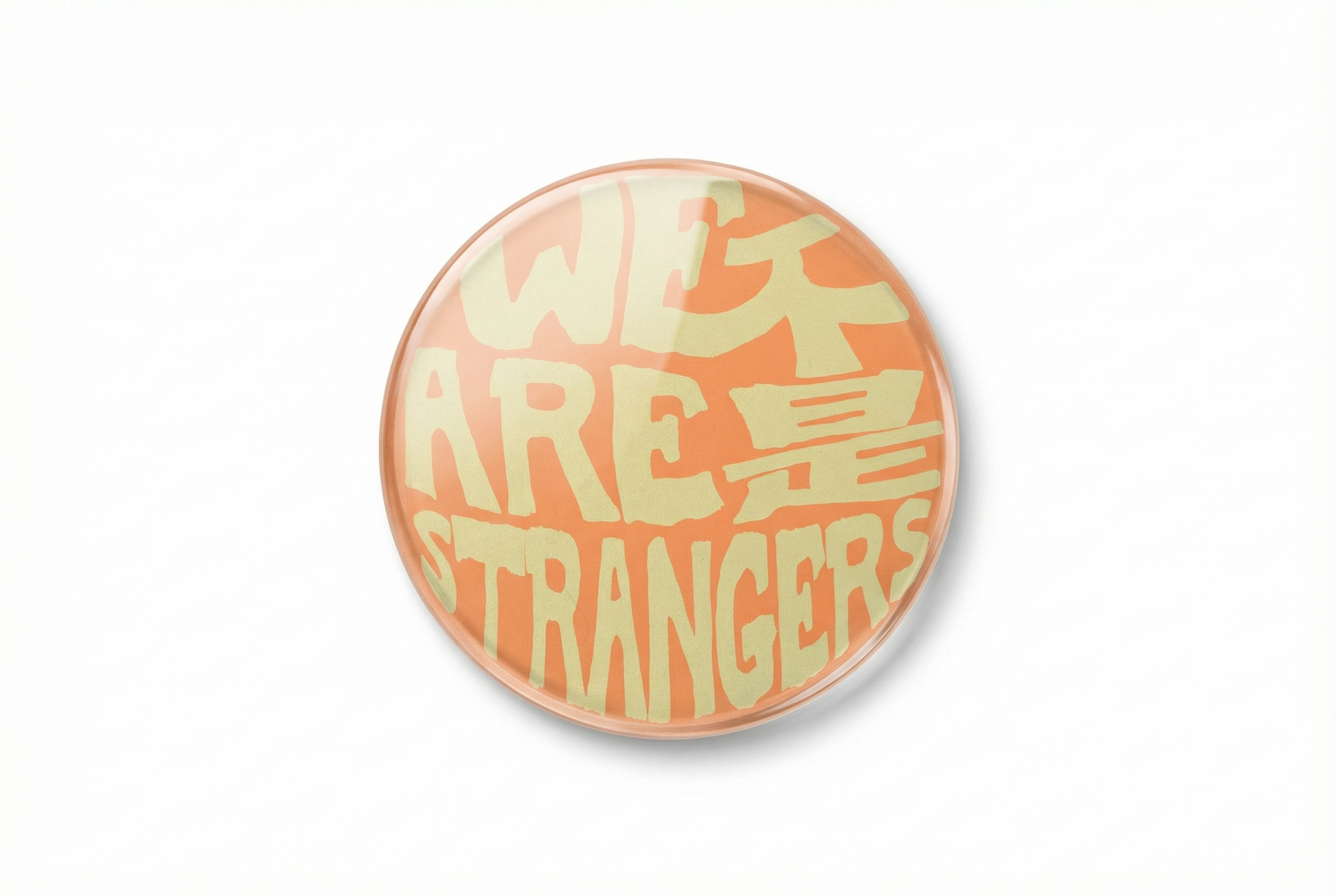 《我们不是陌生人》We Are All Strangers: Fridge Magnet - Orange