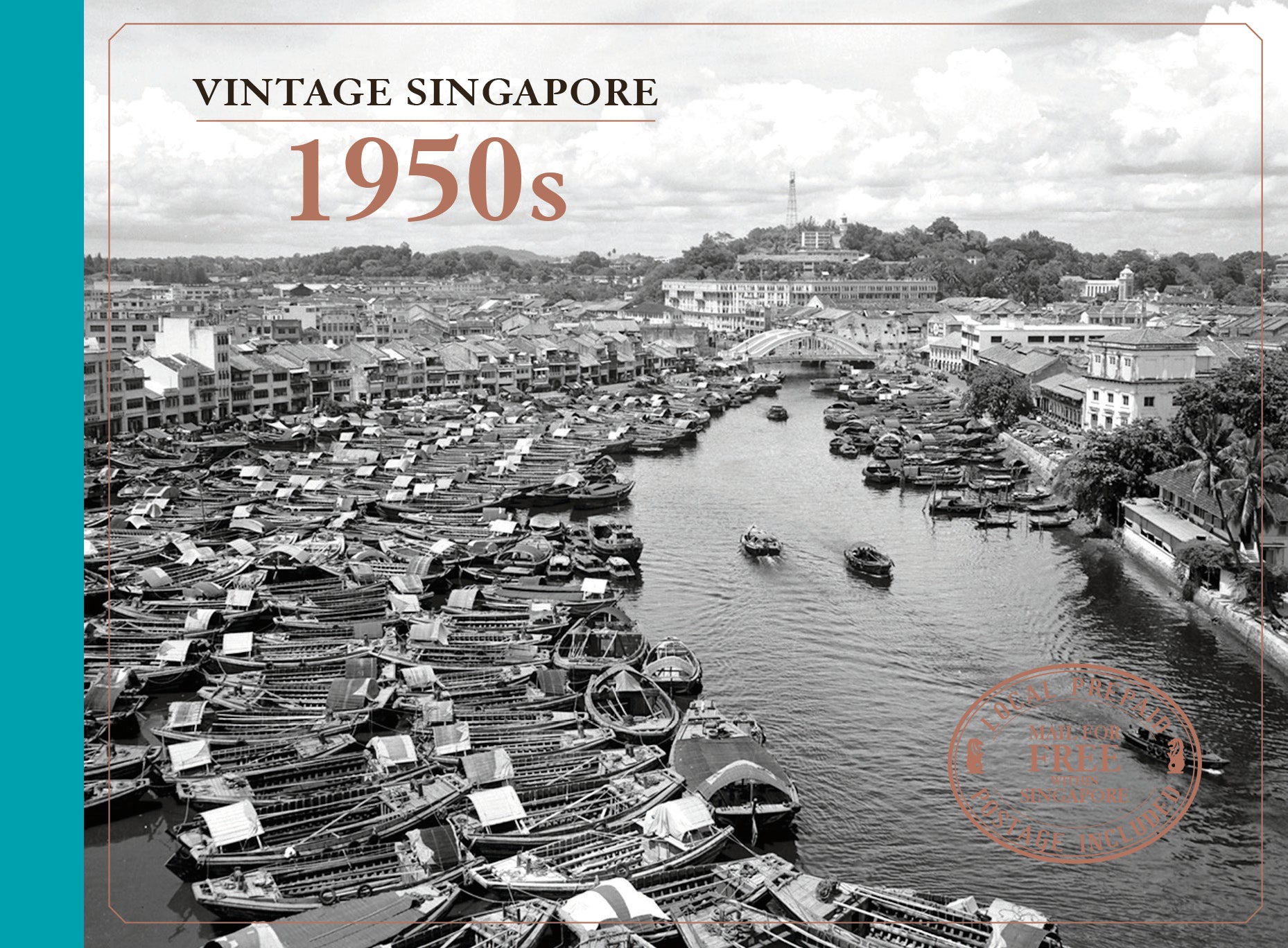 Vintage Singapore - 1950s 经典明信片合集