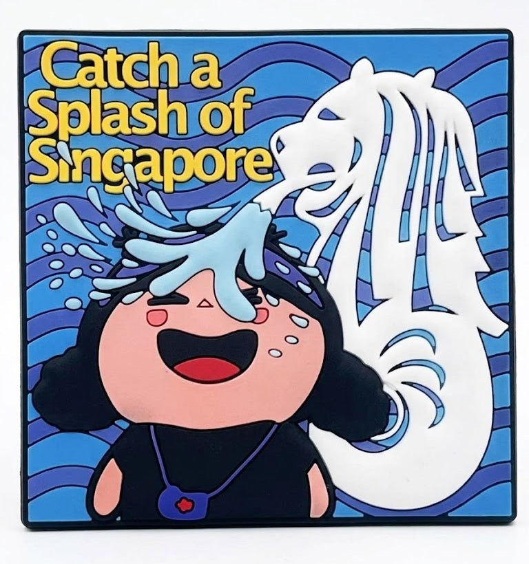 “芬宝”冰箱贴 Fenbao Catch a Splash of Singapore Magnet