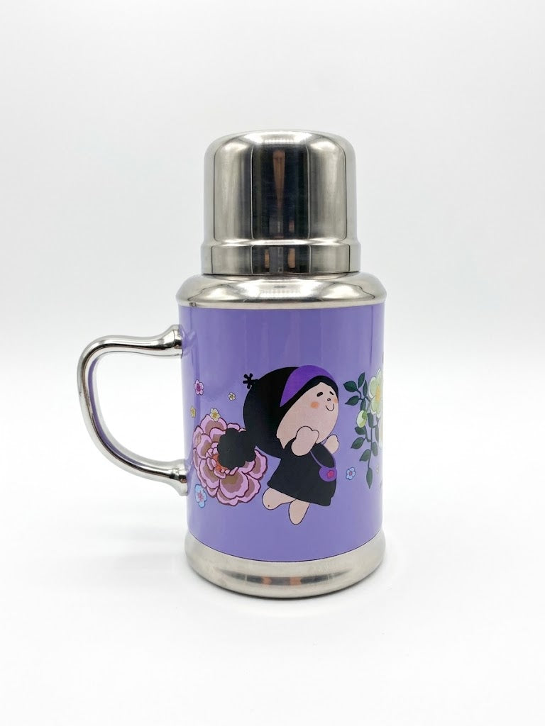 “芬宝”复古保温杯（紫色) Fenbao Vintage Thermos Flask Purple