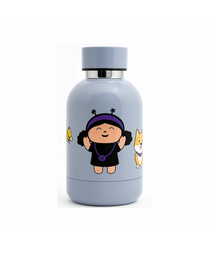 “芬宝”保温杯（蓝灰色）Water Bottle Blue Gray