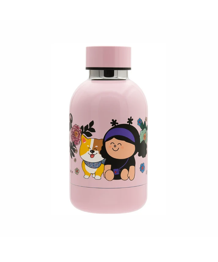 “芬宝”保温杯（粉色）Water Bottle Pink