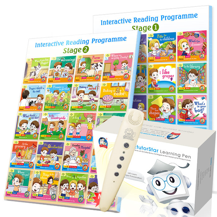 Interactive Reading Programme Stage 1 and 2 + EtutorStar Learning Pen